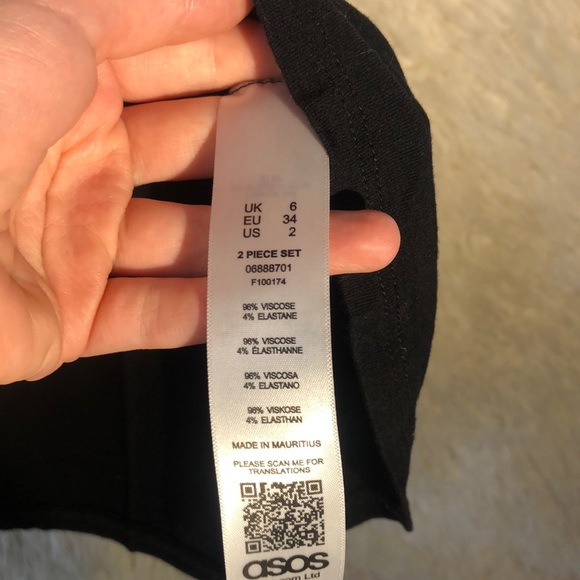 ⚡️ 5/$25 ASOS Black Tee - Picture 3 of 3